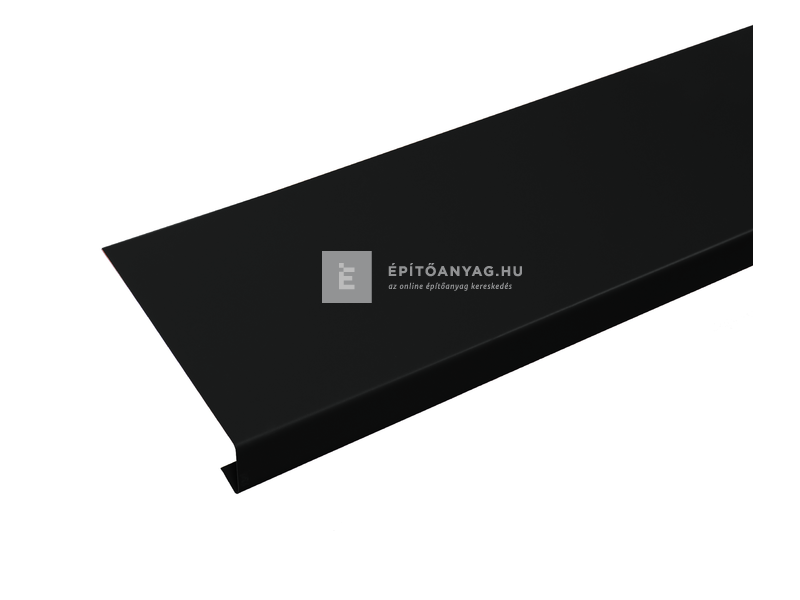 Terrán páracseppentő ereszlemez, acél fekete 19x200 cm