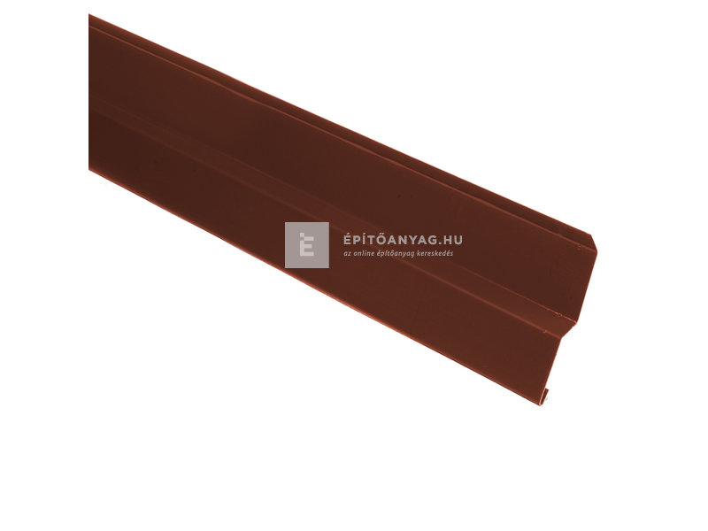 Terrán kéményszegély acél lemez, barna 9x200 cm