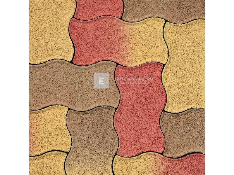 Abeton Balaton Térkő normálkő zökkenőmentes őszilomb 12x24 cm 6 cm (10,29 m2/rkl)