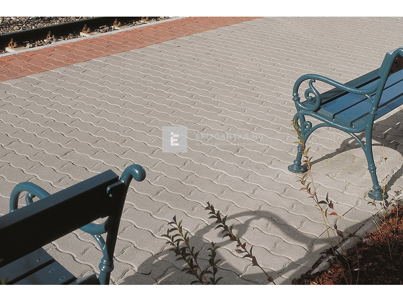 Abeton Balaton Térkő normálkő vörös 12x24 cm 6 cm