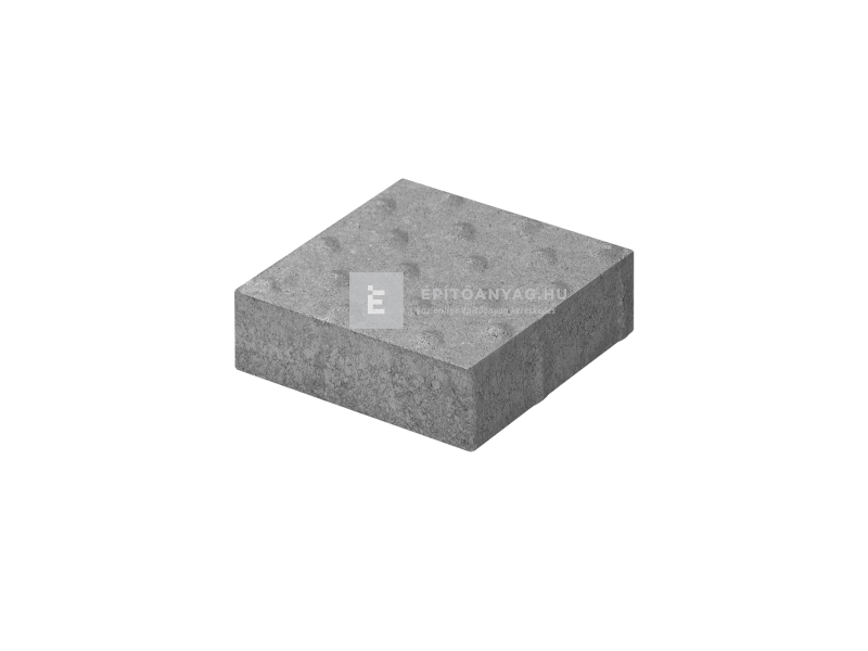 Abeton Borostyán Térkő vakvezető pogácsás szürke 20x20 cm 6 cm
