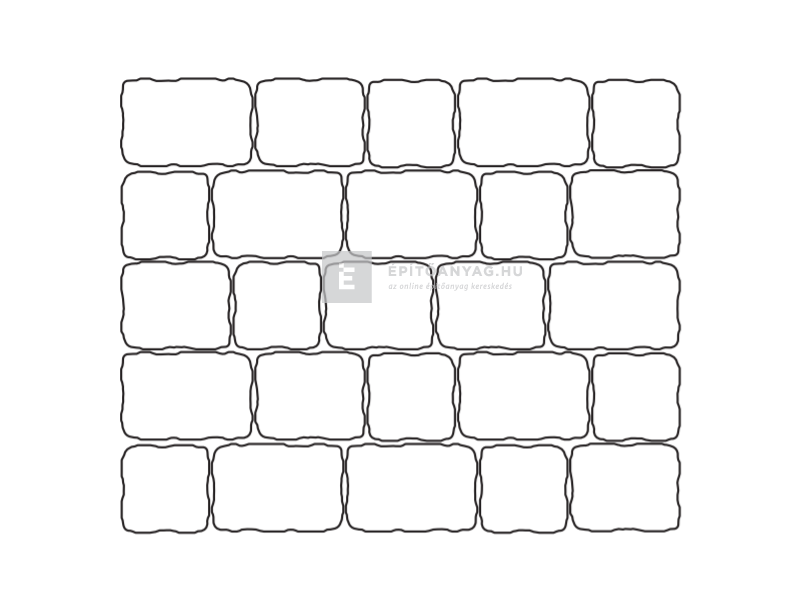 ABeton Nostalit kombi térkő láva 8 cm