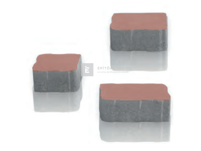 ABeton Nostalit kombi térkő vörös 8 cm