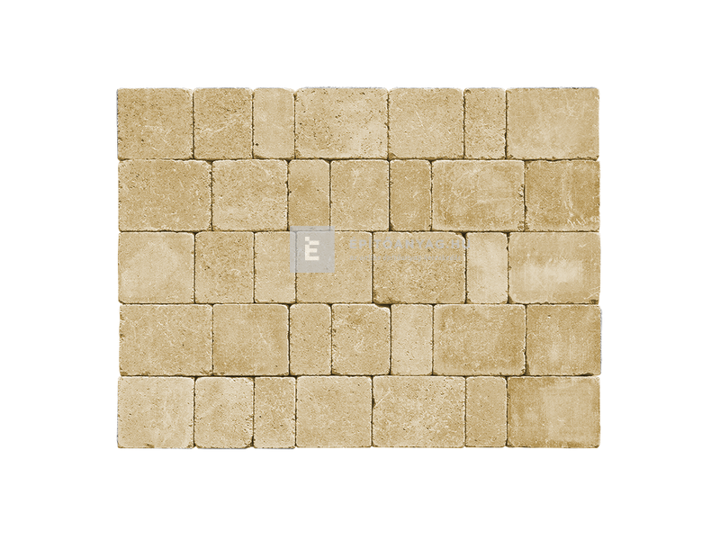 ABeton Savaria kombi térkő sárga-fehér 5 cm