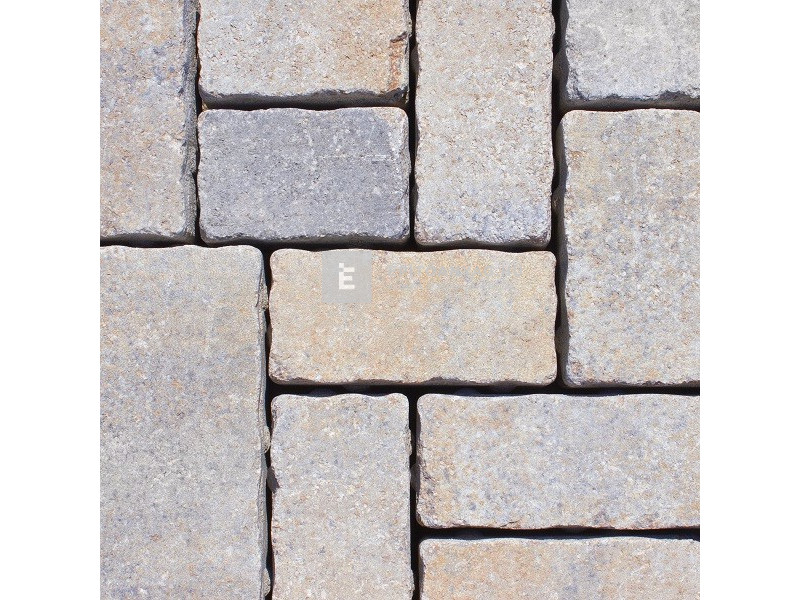 ABeton Via Casa Antik kombi térkő okker antracit 8 cm