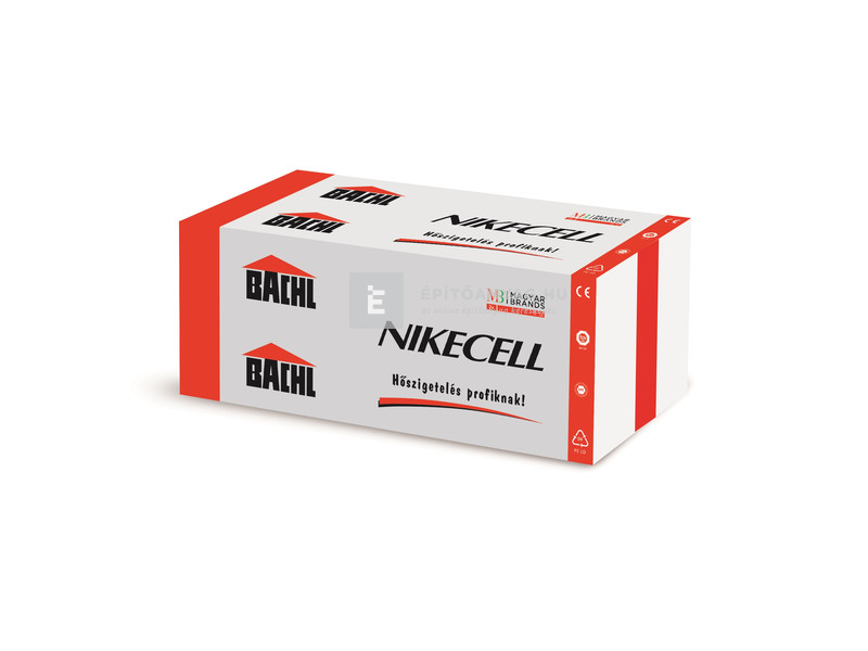 Bachl Nikecell EPS 80H, 10 cm homlokzati hőszigetelő lemez