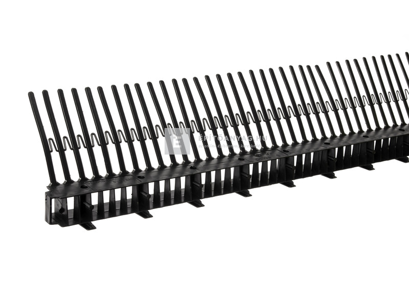 Bramac műanyag szellőzőléc fekete 1 m