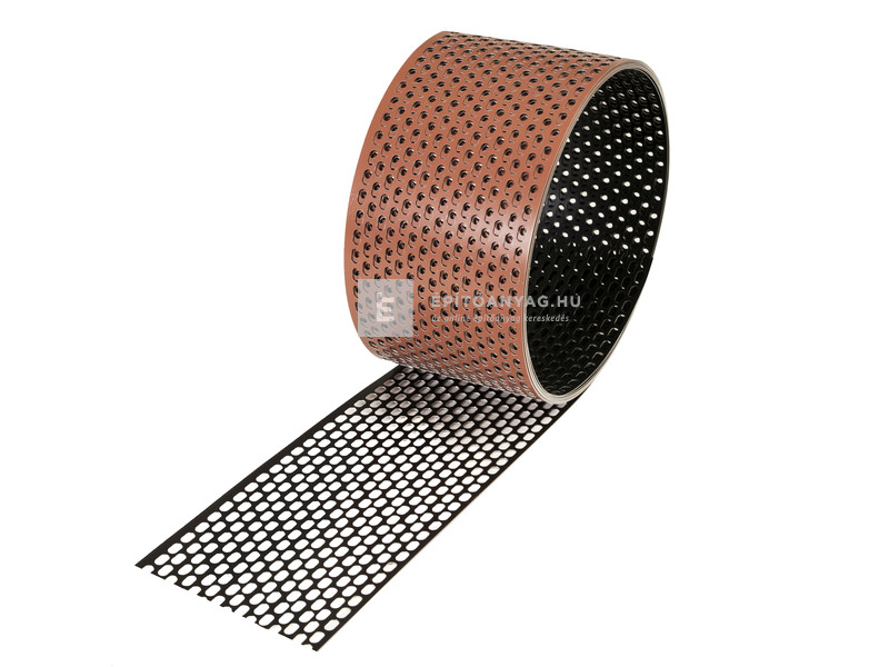 Bramac szellőzőszalag alu téglavörös/antracit 10 cm x 5 m