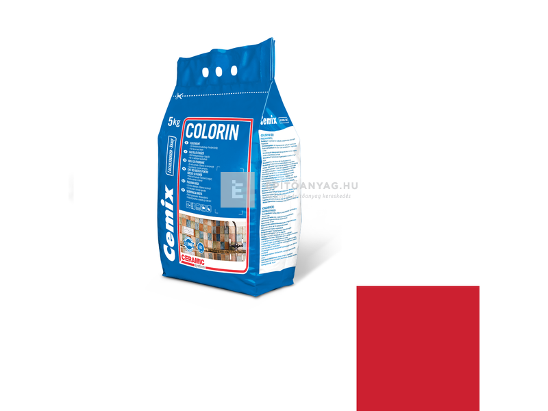 Cemix-LB-Knauf Colorin Fugázó 2-7 mm (CG2) erőspiros 5 kg