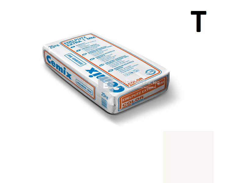 Cemix-LB-Knauf Edelputz Extra Színezővakolat, dörzsölt 1 mm 4000 white 25 kg