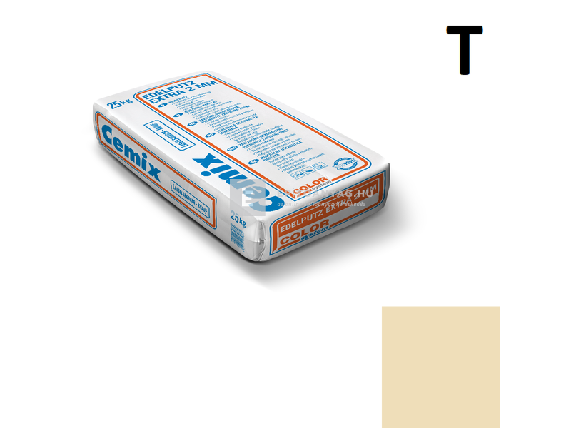Cemix-LB-Knauf Edelputz Extra Színezővakolat, dörzsölt 2 mm 4353 orange 25 kg