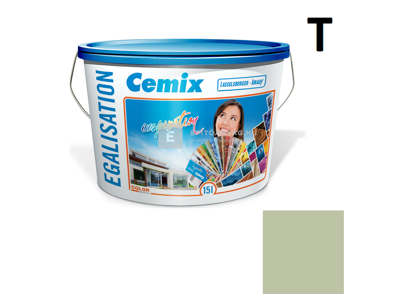 Cemix-LB-Knauf Egalisation Homlokzatfesték 4515 green 15 l