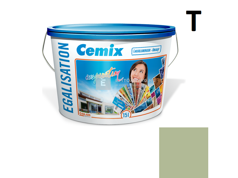 Cemix-LB-Knauf Egalisation Homlokzatfesték 4517 green 15 l