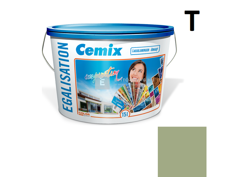 Cemix-LB-Knauf Egalisation Homlokzatfesték 4519 green 15 l