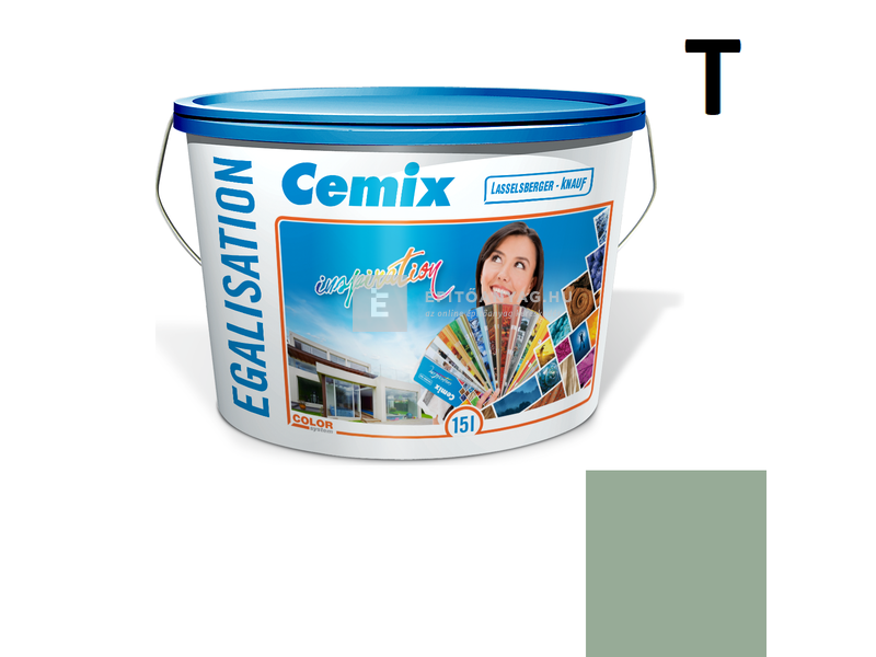 Cemix-LB-Knauf Egalisation Homlokzatfesték 4529 green 15 l