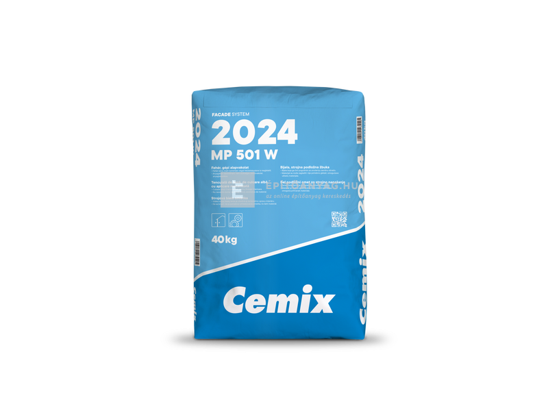 Cemix-LB-Knauf MP 501 W Alapvakolat gépi 10-20 mm fehér 40 kg