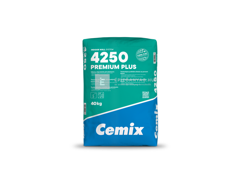 Cemix-LB-Knauf Premium Plus Alapvakolat beltéri, pórusbetonra 3-10 mm fehér 40 kg