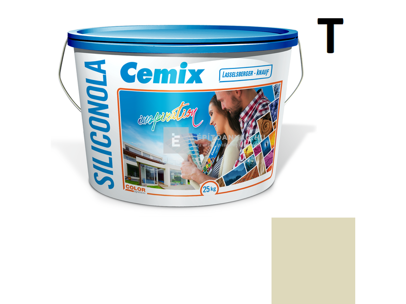 Cemix-LB-Knauf SiliconOla Szilikon színezővakolat, kapart 1,5 mm 4221 cream 25 kg