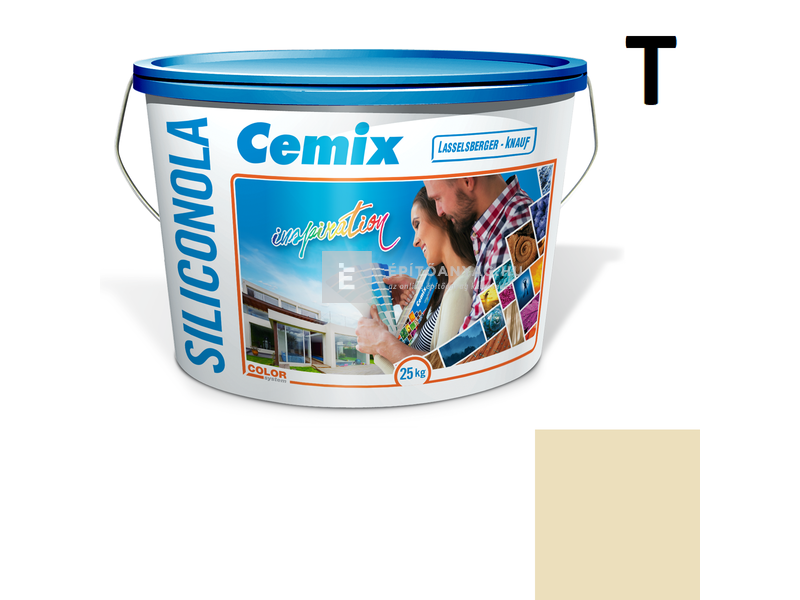 Cemix-LB-Knauf SiliconOla Szilikon színezővakolat, kapart 1,5 mm 4321 orange 25 kg