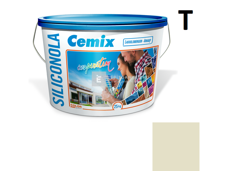 Cemix-LB-Knauf SiliconOla Szilikon színezővakolat, kapart 1,5 mm 4541 green 25 kg