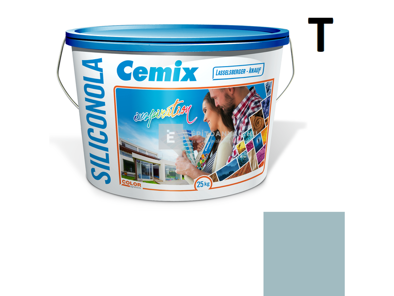 Cemix-LB-Knauf SiliconOla Szilikon színezővakolat, kapart 1,5 mm 4727 blue 25 kg