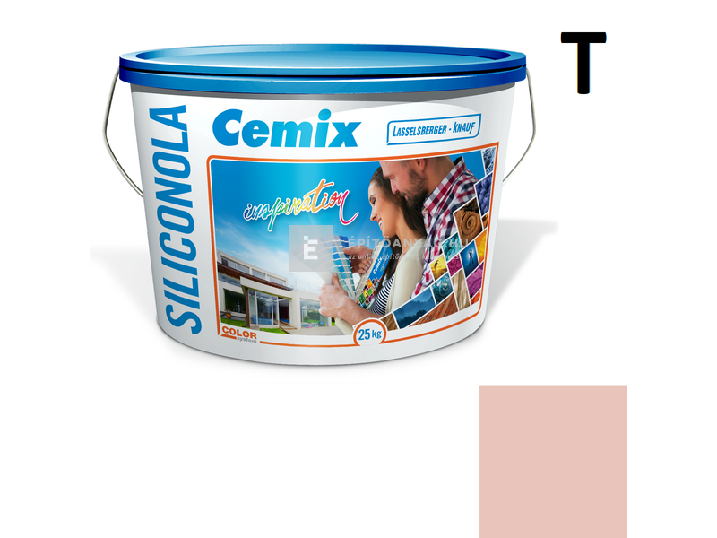 Cemix-LB-Knauf SiliconOla Szilikon színezővakolat, kapart 1,5 mm 5141 rusty 25 kg