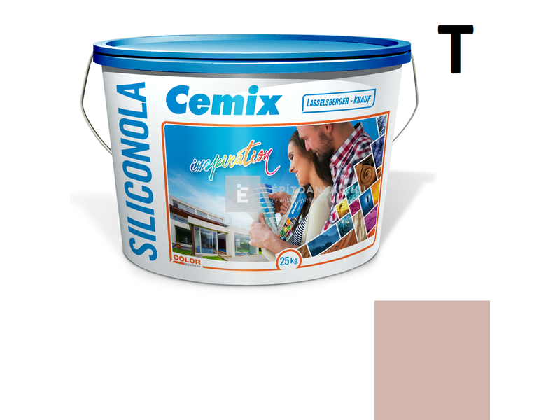Cemix-LB-Knauf SiliconOla Szilikon színezővakolat, kapart 1,5 mm 5153 rusty 25 kg