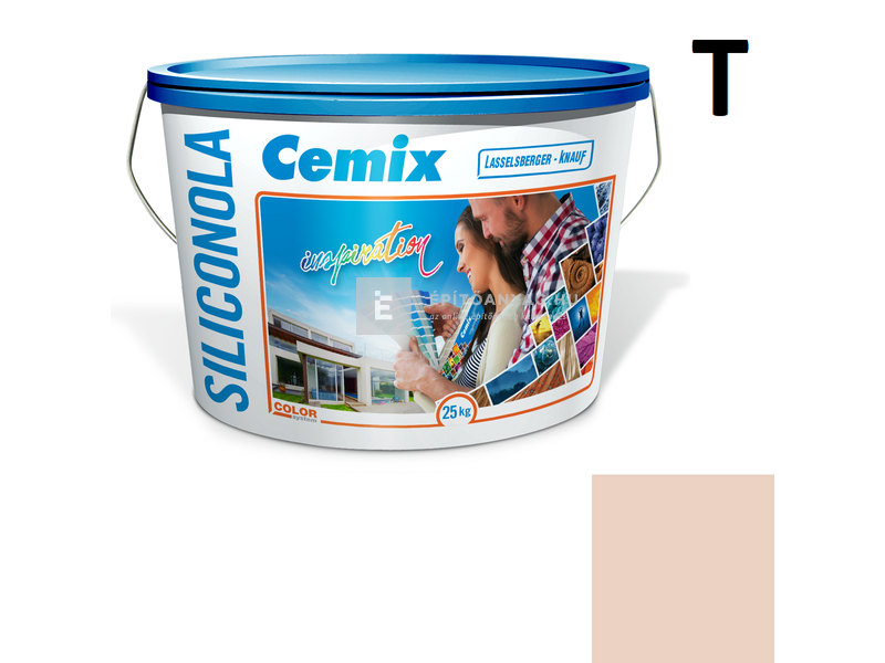 Cemix-LB-Knauf SiliconOla Szilikon színezővakolat, kapart 1,5 mm 5177 rusty 25 kg