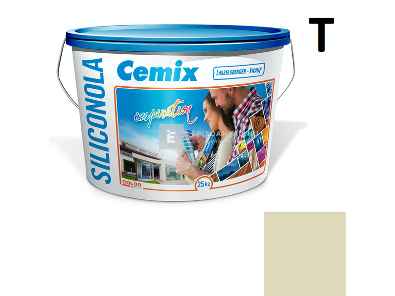 Cemix-LB-Knauf SiliconOla Szilikon színezővakolat, kapart 2 mm 4221 cream 25 kg