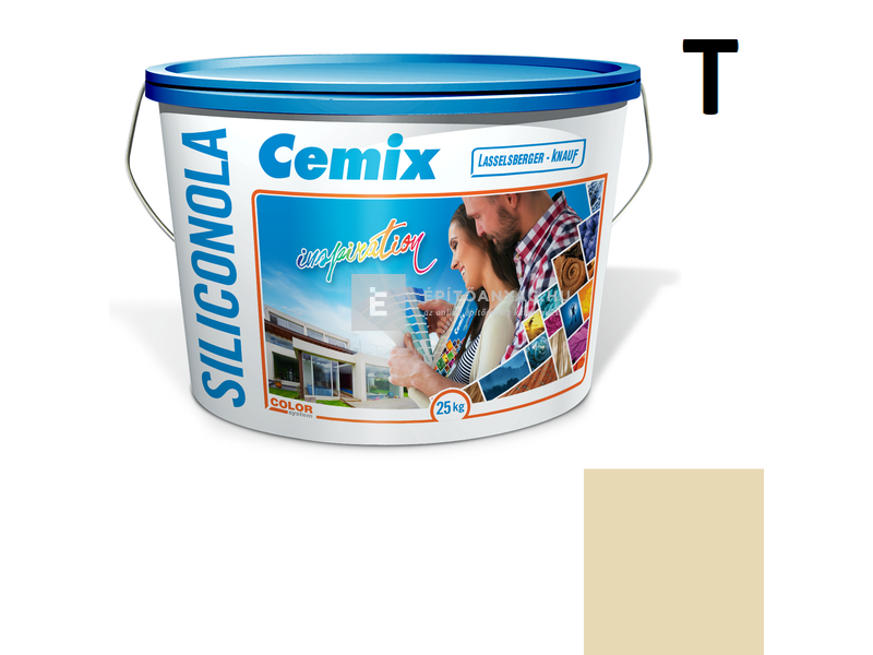 Cemix-LB-Knauf SiliconOla Szilikon színezővakolat, kapart 2 mm 4313 orange 25 kg