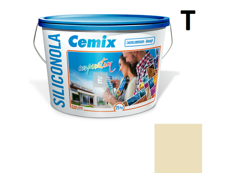 Cemix-LB-Knauf SiliconOla Szilikon színezővakolat, kapart 2 mm 4321 orange 25 kg
