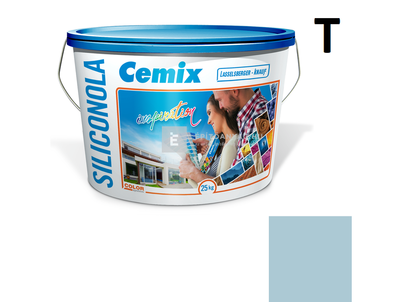 Cemix-LB-Knauf SiliconOla Szilikon színezővakolat, kapart 2 mm 4715 blue 25 kg