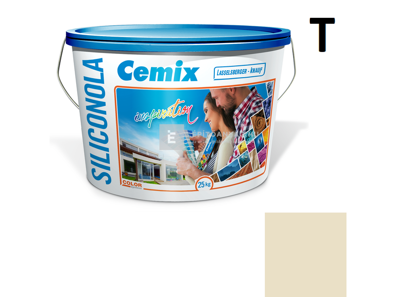 Cemix-LB-Knauf SiliconOla Szilikon színezővakolat, kapart 2 mm 4931 brown 25 kg