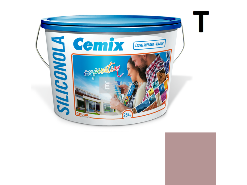 Cemix-LB-Knauf SiliconOla Szilikon színezővakolat, kapart 2 mm 5117 rusty 25 kg