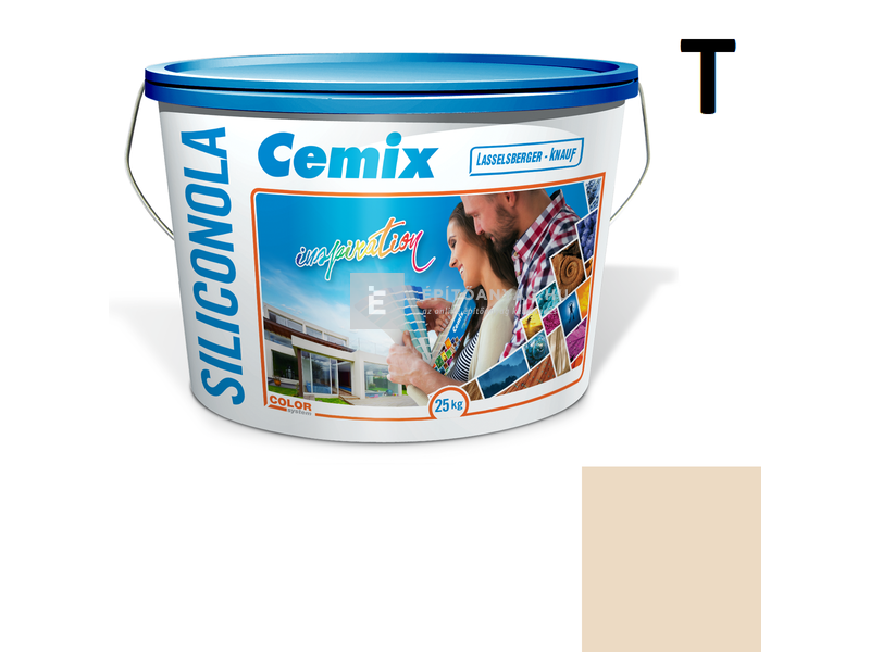 Cemix-LB-Knauf SiliconOla Szilikon színezővakolat, kapart 2 mm 5173 rusty 25 kg