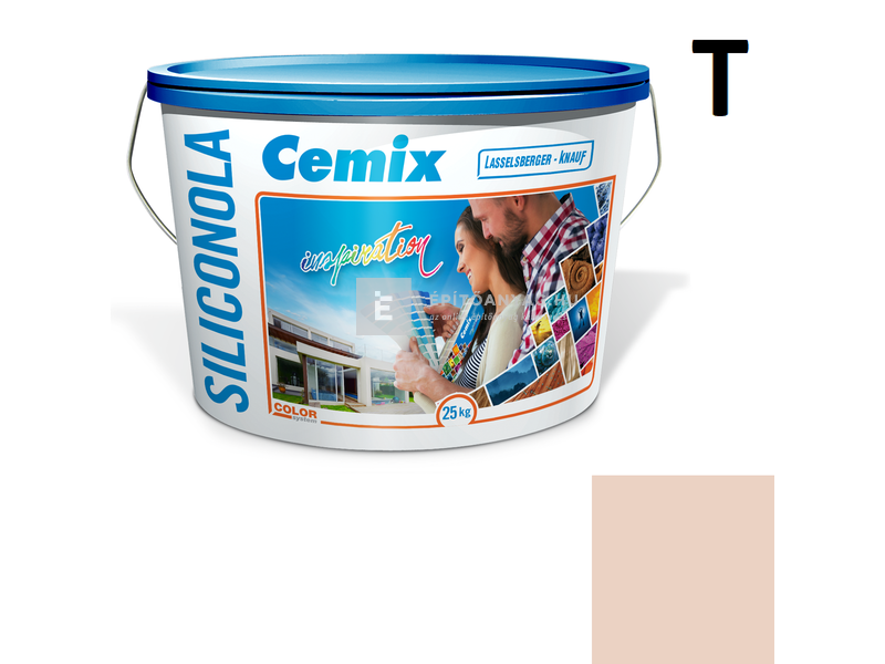 Cemix-LB-Knauf SiliconOla Szilikon színezővakolat, kapart 2 mm 5177 rusty 25 kg