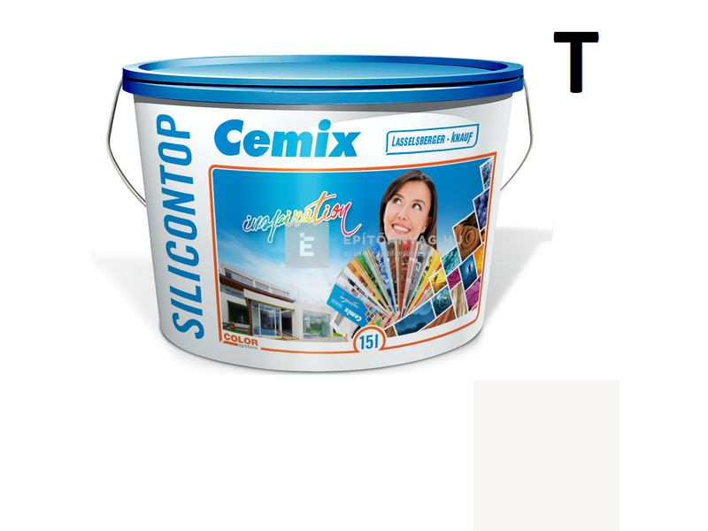 Cemix-LB-Knauf SiliconOla Szilikon színezővakolat, dörzsölt 2 mm 4000 white 25 kg