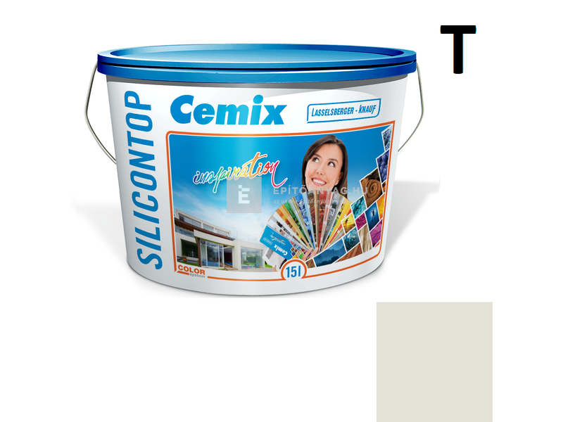 Cemix-LB-Knauf SiliconOla Szilikon színezővakolat, dörzsölt 2 mm 4151 cream 25 kg