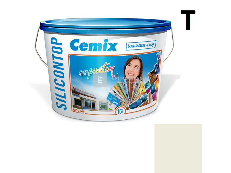 Cemix-LB-Knauf SiliconOla Szilikon színezővakolat, dörzsölt 2 mm 4191 cream 25 kg