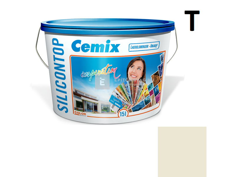 Cemix-LB-Knauf SiliconOla Szilikon színezővakolat, dörzsölt 2 mm 4201 cream 25 kg