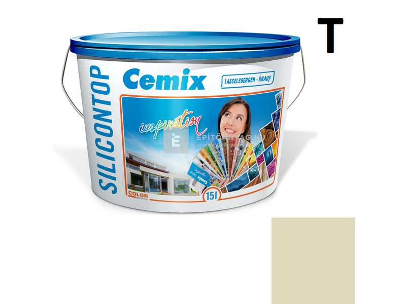 Cemix-LB-Knauf SiliconOla Szilikon színezővakolat, dörzsölt 2 mm 4221 cream 25 kg