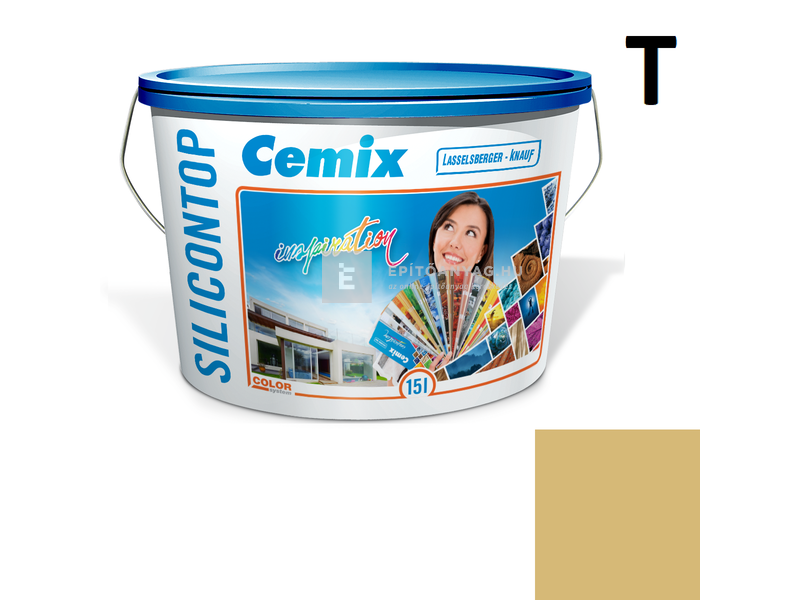Cemix-LB-Knauf SiliconOla Szilikon színezővakolat, dörzsölt 2 mm 4329 orange 25 kg