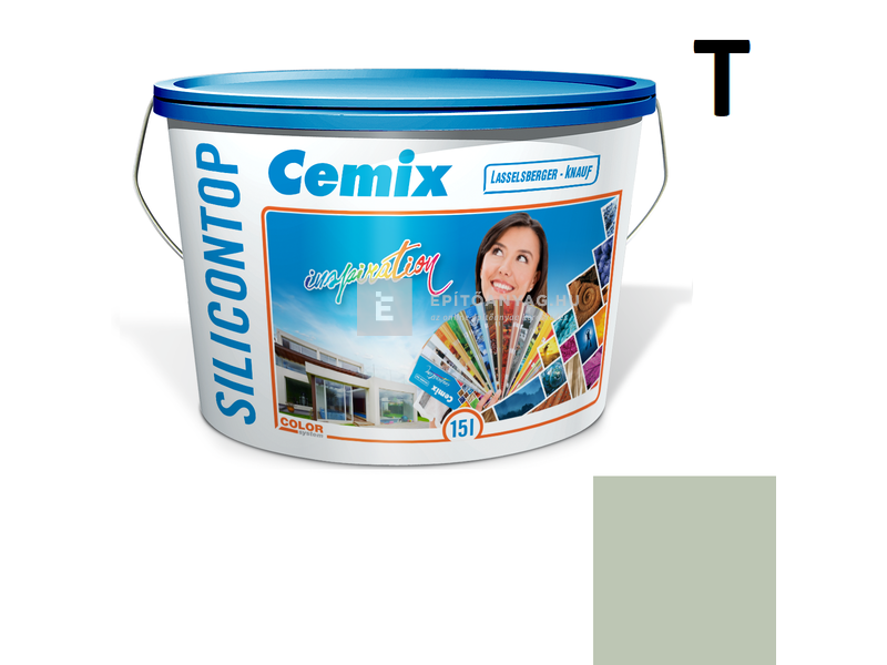 Cemix-LB-Knauf SiliconOla Szilikon színezővakolat, dörzsölt 2 mm 4525 green 25 kg