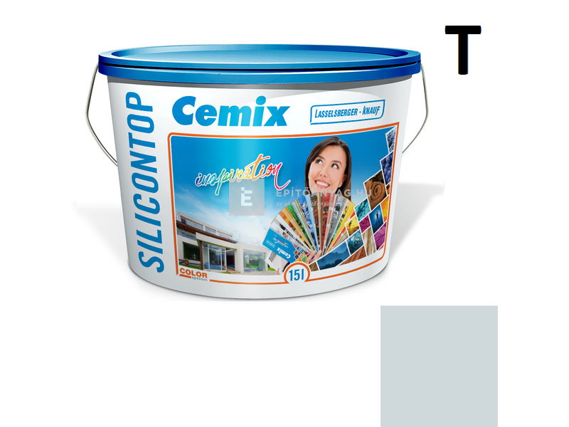 Cemix-LB-Knauf SiliconOla Szilikon színezővakolat, dörzsölt 2 mm 4735 blue 25 kg