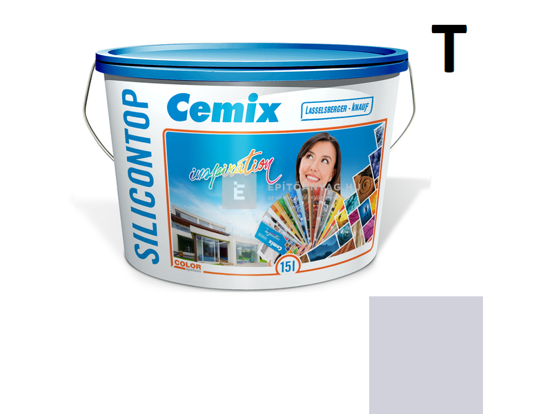 Cemix-LB-Knauf SiliconOla Szilikon színezővakolat, dörzsölt 2 mm 4753 blue 25 kg
