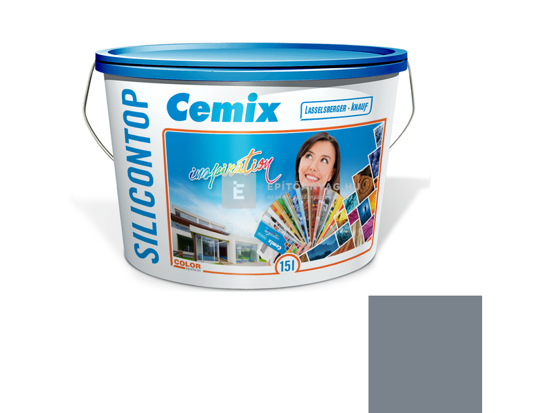 Cemix-LB-Knauf SiliconOla Szilikon színezővakolat, dörzsölt 2 mm 4767 blue 25 kg