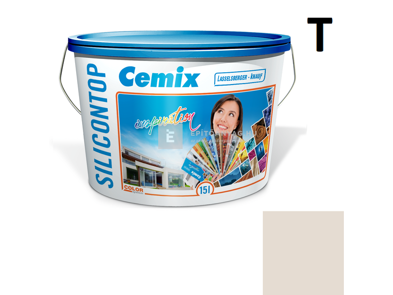 Cemix-LB-Knauf SiliconOla Szilikon színezővakolat, dörzsölt 2 mm 4911 brown 25 kg
