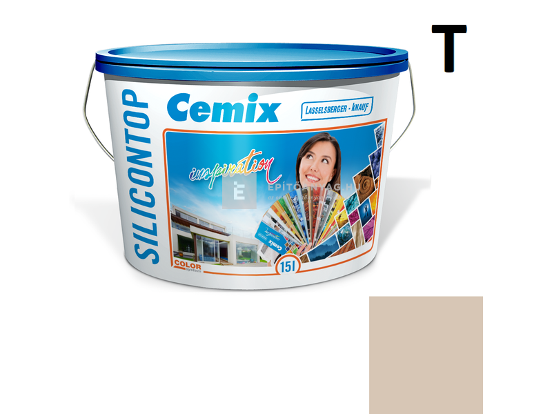 Cemix-LB-Knauf SiliconOla Szilikon színezővakolat, dörzsölt 2 mm 4913 brown 25 kg