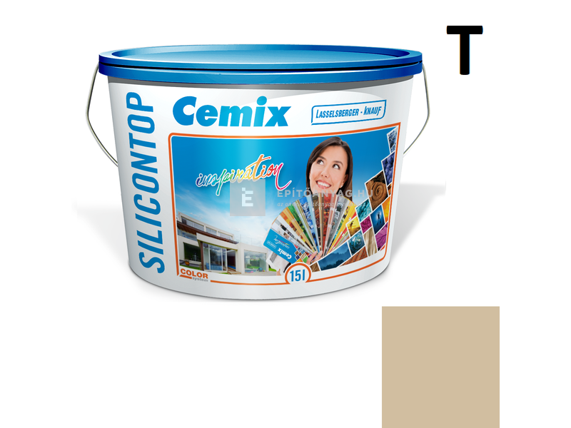 Cemix-LB-Knauf SiliconOla Szilikon színezővakolat, dörzsölt 2 mm 4935 brown 25 kg