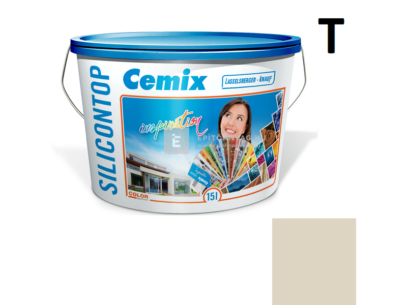 Cemix-LB-Knauf SiliconOla Szilikon színezővakolat, dörzsölt 2 mm 4943 brown 25 kg